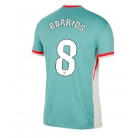 Maglia Calcio Atletico Madrid Pablo Barrios #8 Seconda Divisa 2024-25 Manica Corta